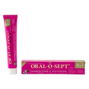 ORAL-O-SEPT zubní pasta Coconut Ice Touch & WHITENING 75ml
