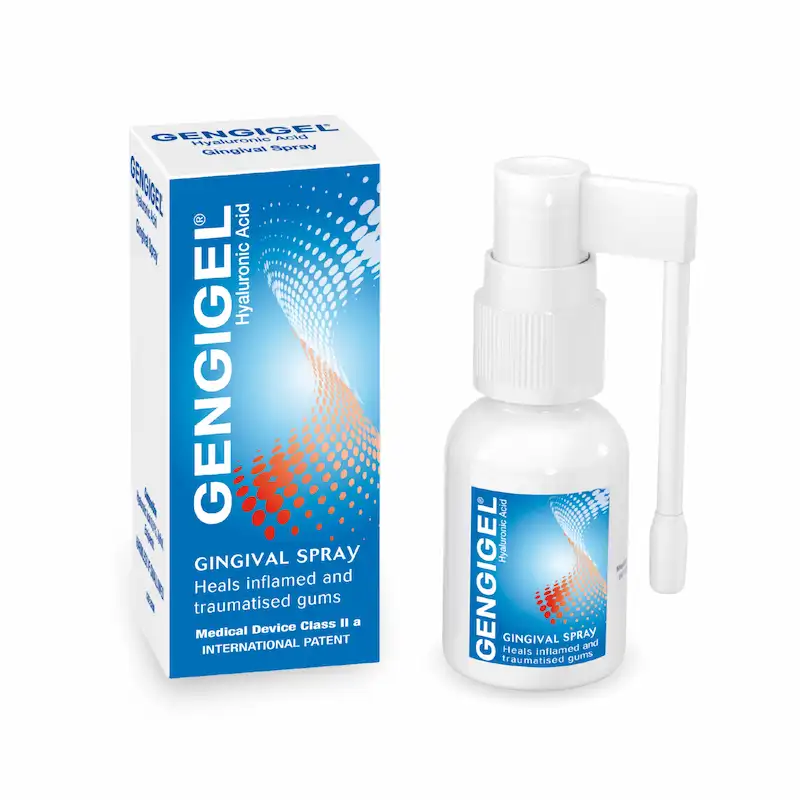 gengigel-sprej GENGIGEL Sprej na citlivé, bolavé a krvácející dásně